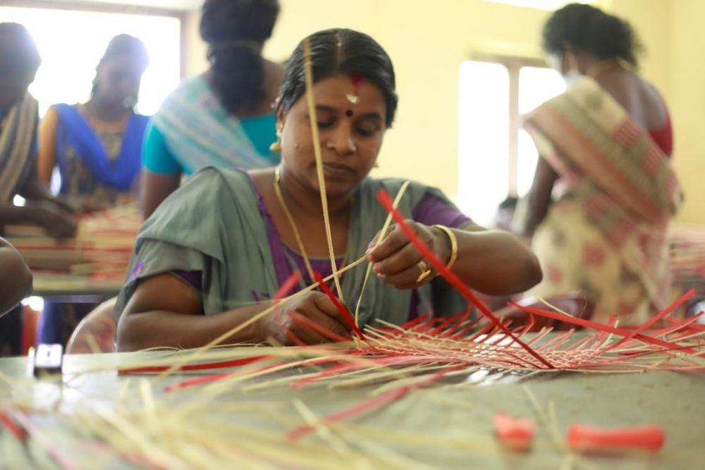 Bamboo craft training